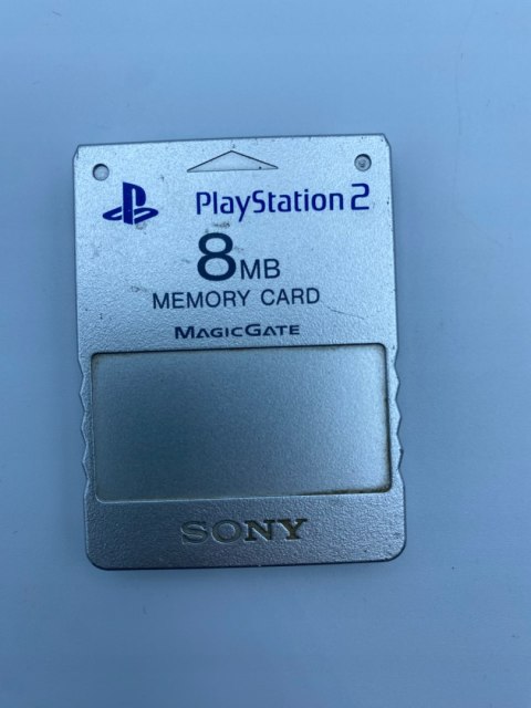 Oryginalna Karta pamięci Sony SCPH-10020 8 MB Srebrna