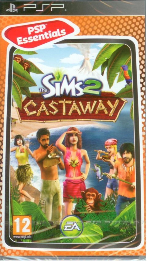 The Sims 2: Castaway (PSP) PlayStation Portable (PSP) pudełkowa