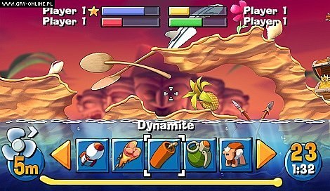 Worms. Open Warfare PlayStation Portable (PSP) pudełkowa