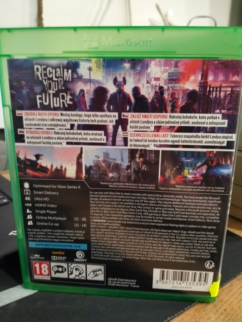 XBOX ONE WATCH DOGS LEGION Xbox One pudełkowa