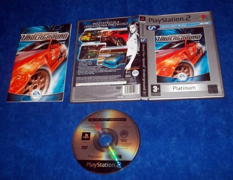 Need For Speed Underground PlayStation 2 (PS2) pudełkowa