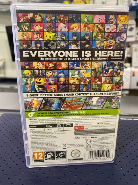 Super Smash Bros. Ultimate Nintendo Switch pudełkowa