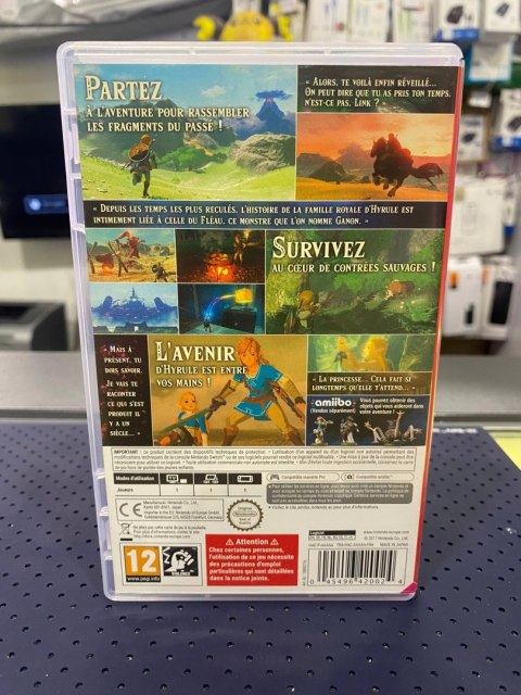 The Legend of Zelda: Breath of the Wild Nintendo Switch pudełkowa