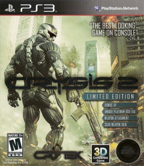 CRYSIS 2 LIMITED EDITION P PlayStation 3 (PS3) pudełkowa