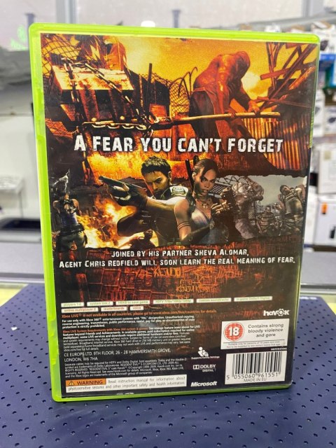 Resident Evil 5 Xbox 360 pudełkowa