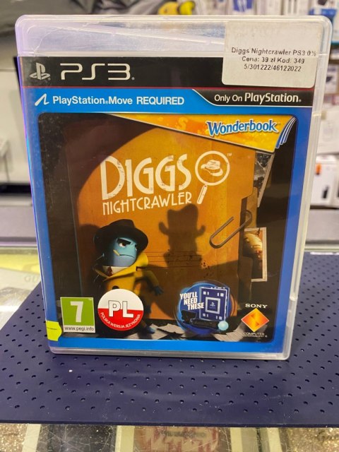 Wonderbook: Diggs Nightcrawler PlayStation 3 (PS3) pudełkowa