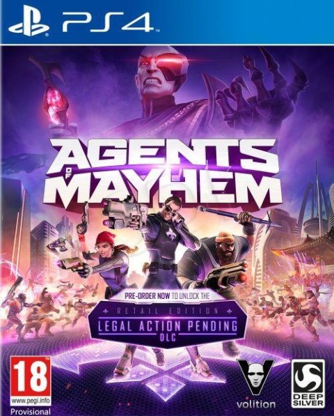 Agents of Mayhem PlayStation 4 (PS4) pudełkowa