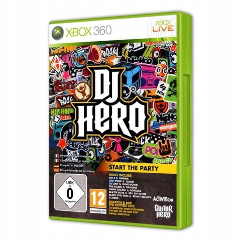 DJ Hero Xbox 360 pudełkowa