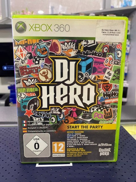 DJ Hero Xbox 360 pudełkowa
