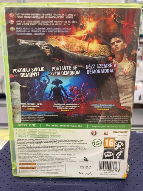 DMC DEVIL MAY CRY Xbox 360 pudełkowa Polska Dystrybucja