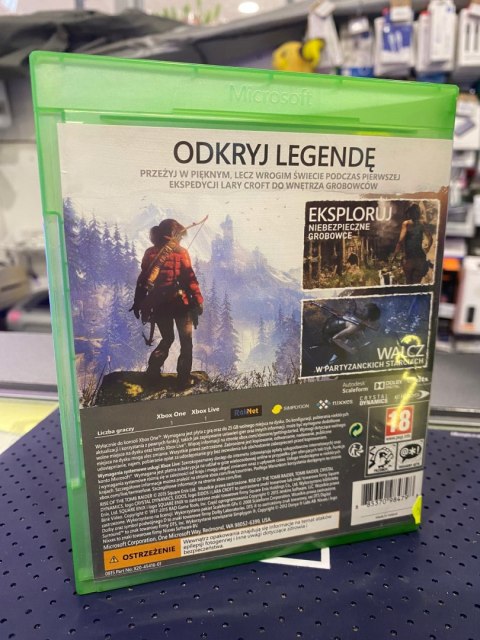 Rise of the Tomb Raider Xbox One pudełkowa