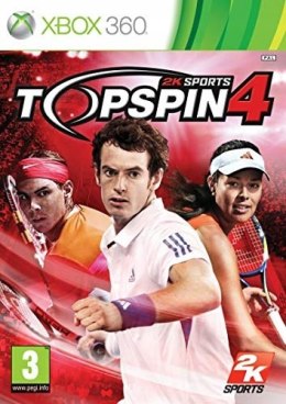 TOP SPIN 4 Xbox 360 pudełkowa