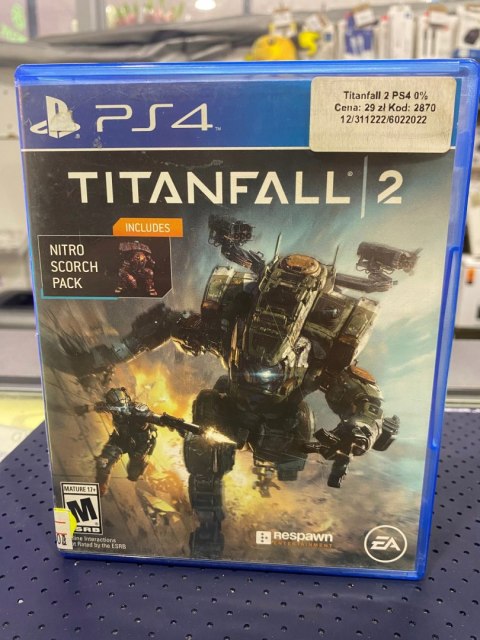 Titanfall 2 PlayStation 4 (PS4) pudełkowa