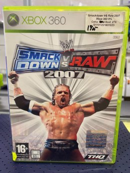 WWE SmackDown! vs. Raw 2007 Xbox 360 pudełkowa