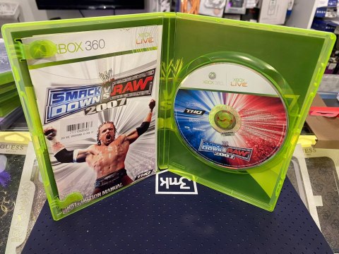 WWE SmackDown! vs. Raw 2007 Xbox 360 pudełkowa