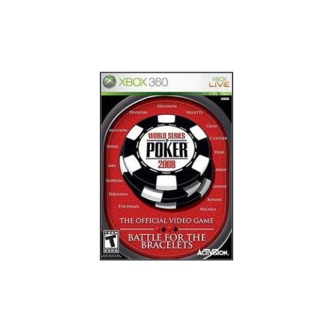 World Series of Poker 2008: Battle for the Bracelets Xbox 360 pudełkowa