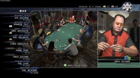 World Series of Poker 2008: Battle for the Bracelets Xbox 360 pudełkowa
