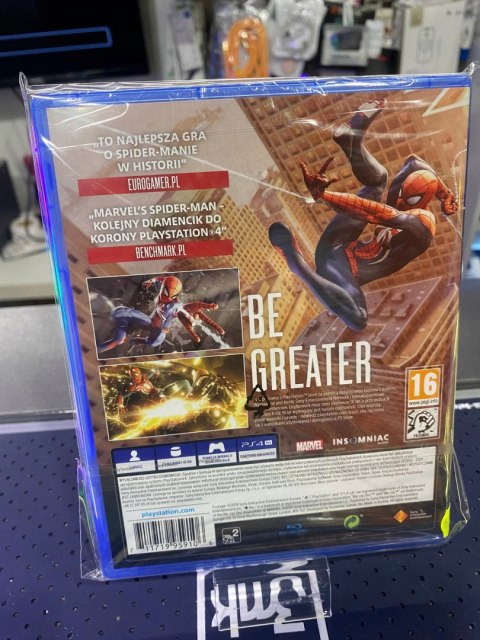 Marvel's Spider-Man Edycja Gry Roku PlayStation 4 (PS4) pudełkowa