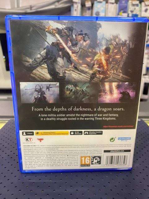 Wo Long Fallen Dynasty PlayStation 5 (PS5) pudełkowa
