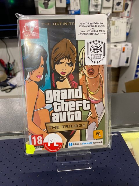 Grand Theft Auto: The Trilogy - Definitive Edition Nintendo Switch