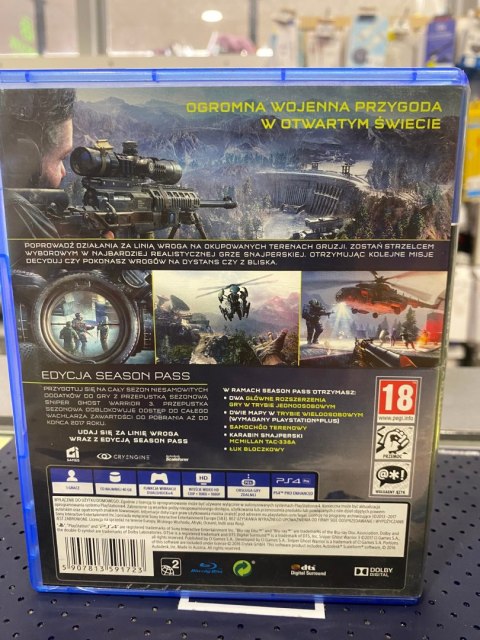 Sniper: Ghost Warrior 3 PS4 PlayStation 4 (PS4) pudełkowa