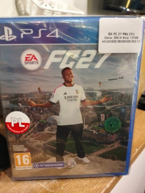EA Sports FC 27 PlayStation 4 (PS4) pudełkowa