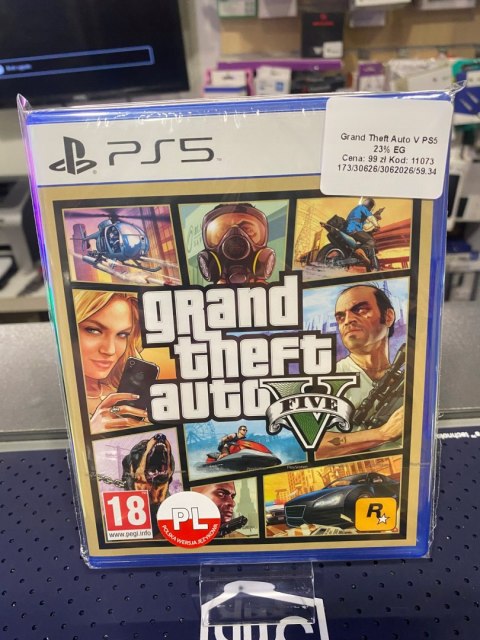 Grand Theft Auto V PlayStation 5 (PS5) pudełkowa