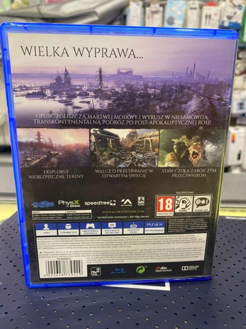Metro Exodus PlayStation 4 (PS4) pudełkowa