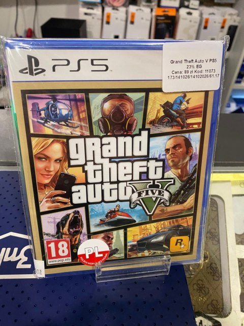 Grand Theft Auto V PlayStation 5 (PS5) pudełkowa