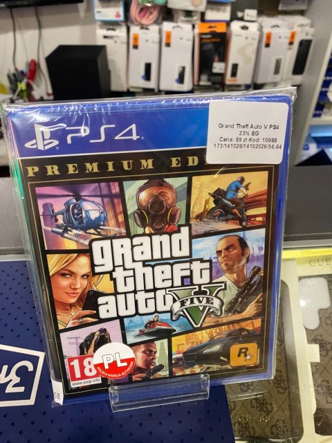 Grand Theft Auto V Premium Edition PlayStation 4 (PS4) pudełkowa