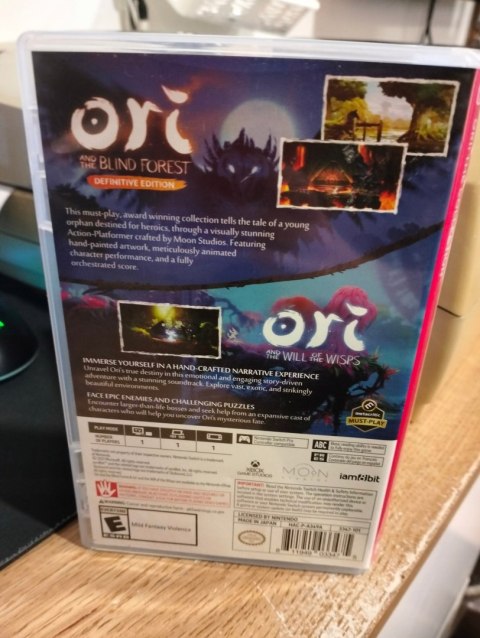 Ori The Collection Nintendo Switch pudełkowa