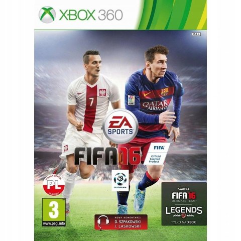 FIFA 16 Xbox 360 pudełkowa