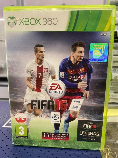 FIFA 16 Xbox 360 pudełkowa