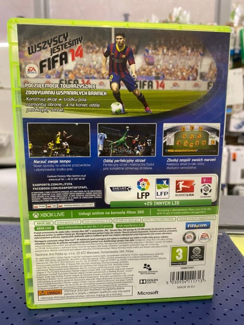 EA FIFA 14 Xbox PL Xbox 360 pudełkowa