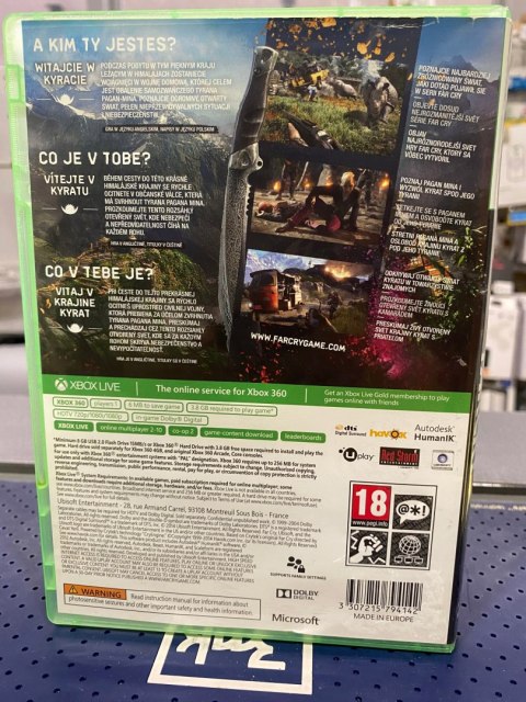 FARCRY 4 Xbox 360 pudełkowa