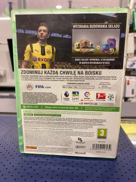 FIFA 17 Xbox 360 pudełkowa