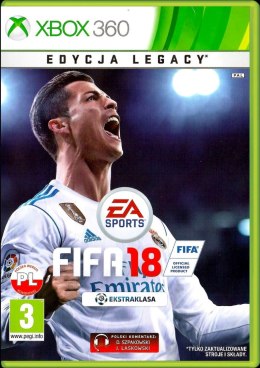 FIFA 18 Edycja Legacy Xbox 360 pudełkowa