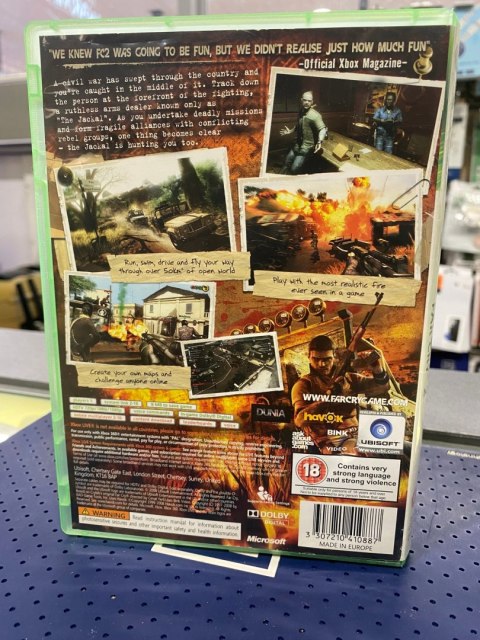 Far Cry 2 Xbox 360 pudełkowa