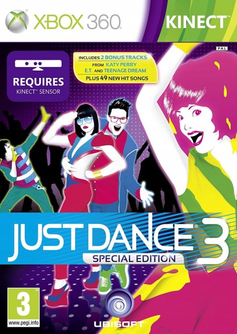Just Dance 3 Xbox 360 pudełkowa