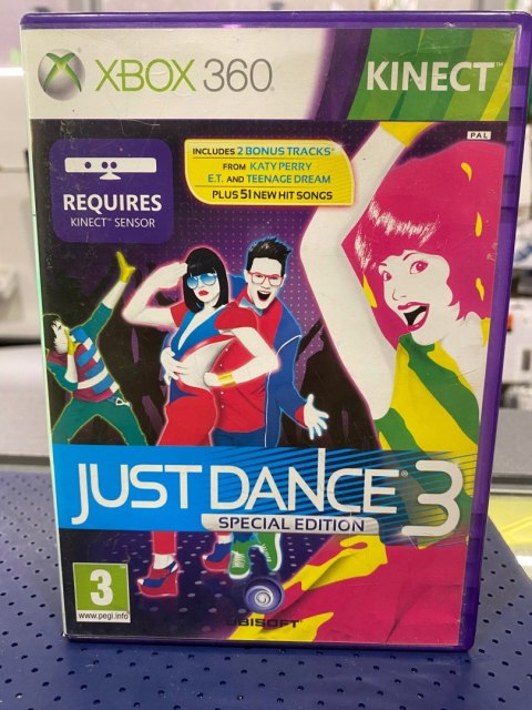 Just Dance 3 Xbox 360 pudełkowa