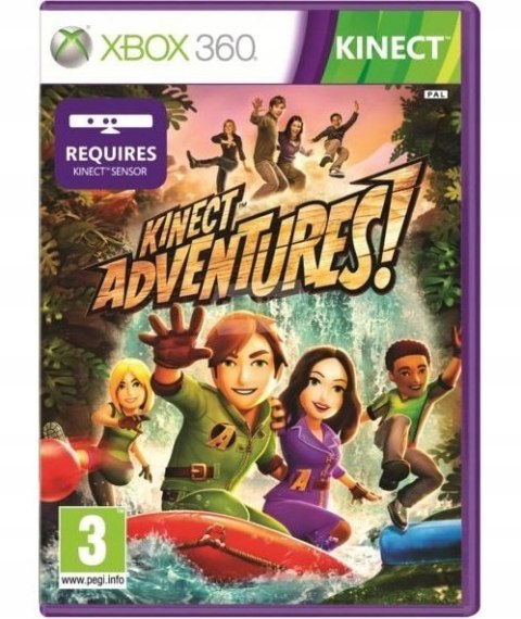 KINECT ADVENTURES Xbox 360 pudełkowa