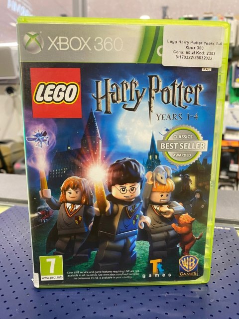 LEGO Harry Potter: Years 1-4 Xbox 360 pudełkowa