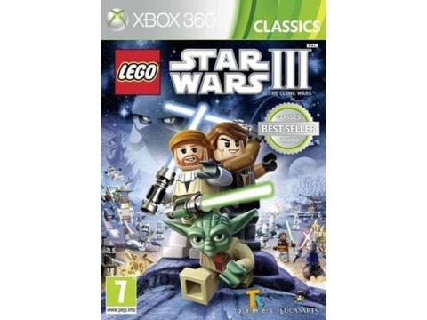 LEGO Star Wars III: The Clone Wars Xbox 360 pudełkowa