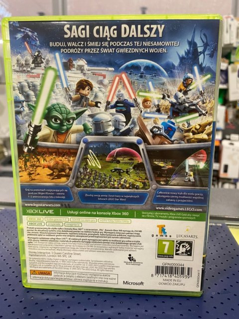 LEGO Star Wars III: The Clone Wars Xbox 360 pudełkowa