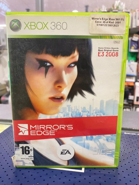 Mirror's Edge Xbox 360 pudełkowa