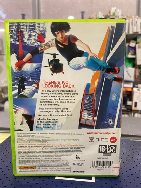 Mirror's Edge Xbox 360 pudełkowa