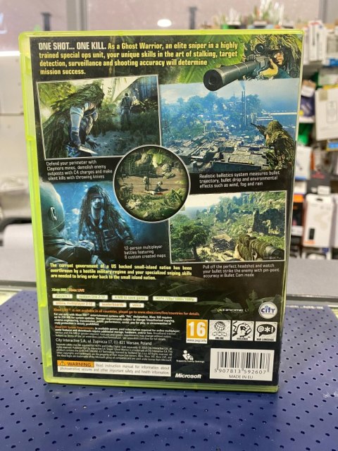 Sniper: Ghost Warrior Xbox 360 pudełkowa