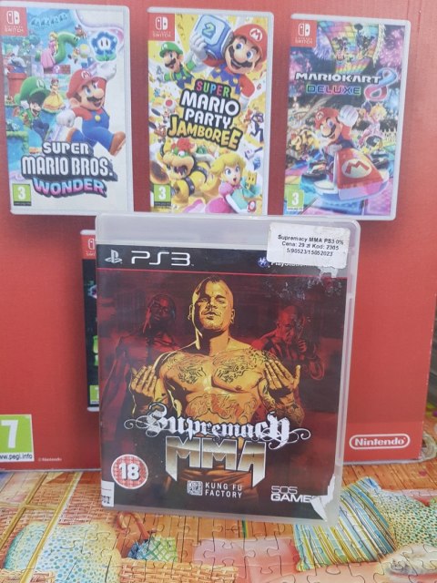 Supremacy MMA PS3 Sony PlayStation 3 (PS3)