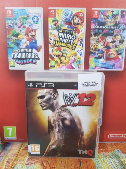 WWE '12 Sony PlayStation 3 (PS3)