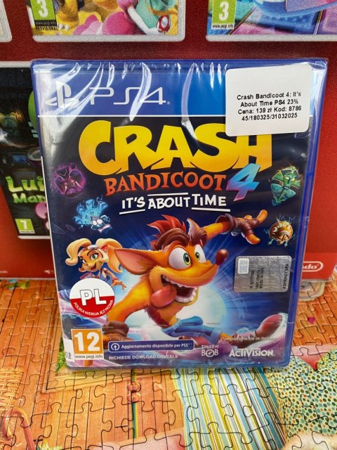 Crash Bandicoot 4 Najwyższy Czas PS4